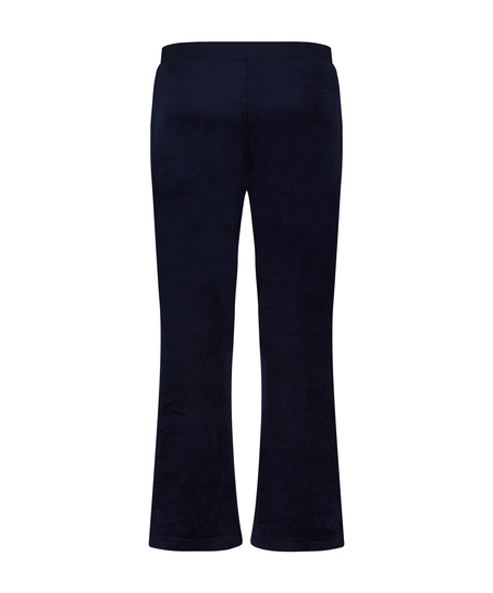 Velours Pyjama Pants, Blue