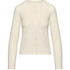 Cardigan Ribbed Jersey, White