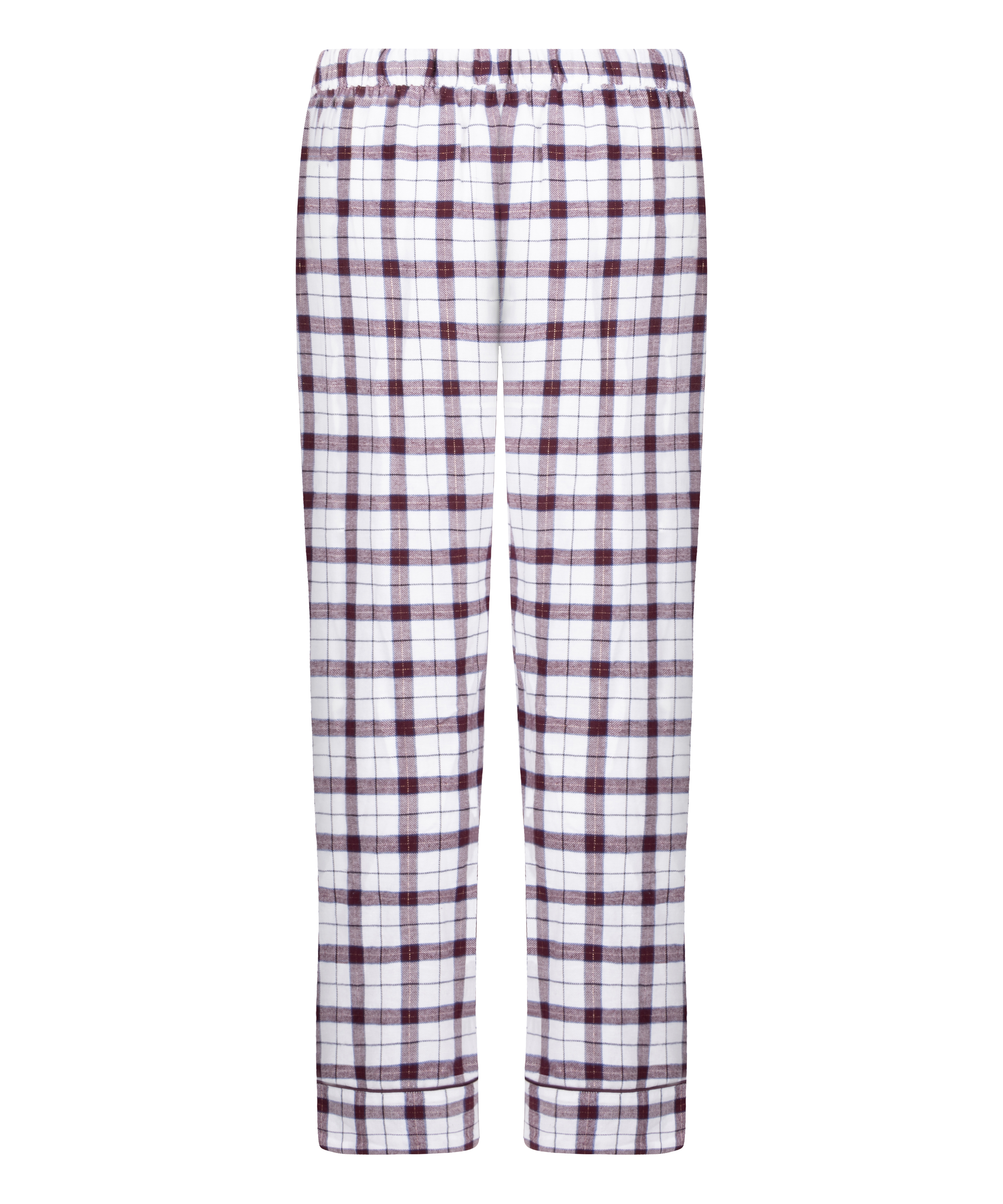 Petite Flannel Pyjama Pants, White, main