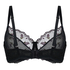 Non-Padded Underwired Bra Iris, Black