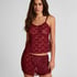 Cami Allover Lace, Red