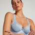 Isabella Non-Padded Underwired Bra, Blue