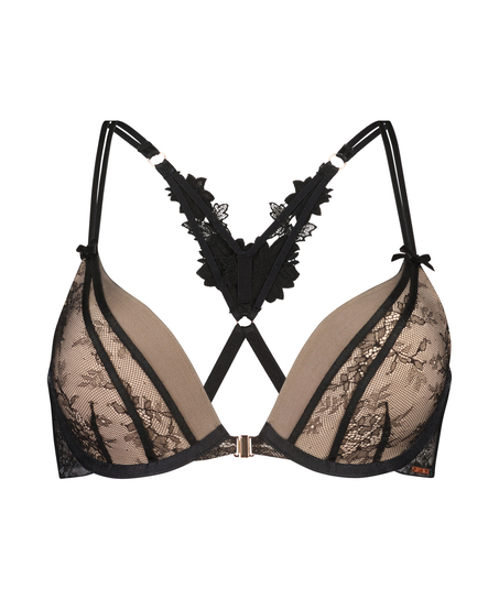 Kelsey Padded Push-Up Underwired Bra Lucy Hale, Black