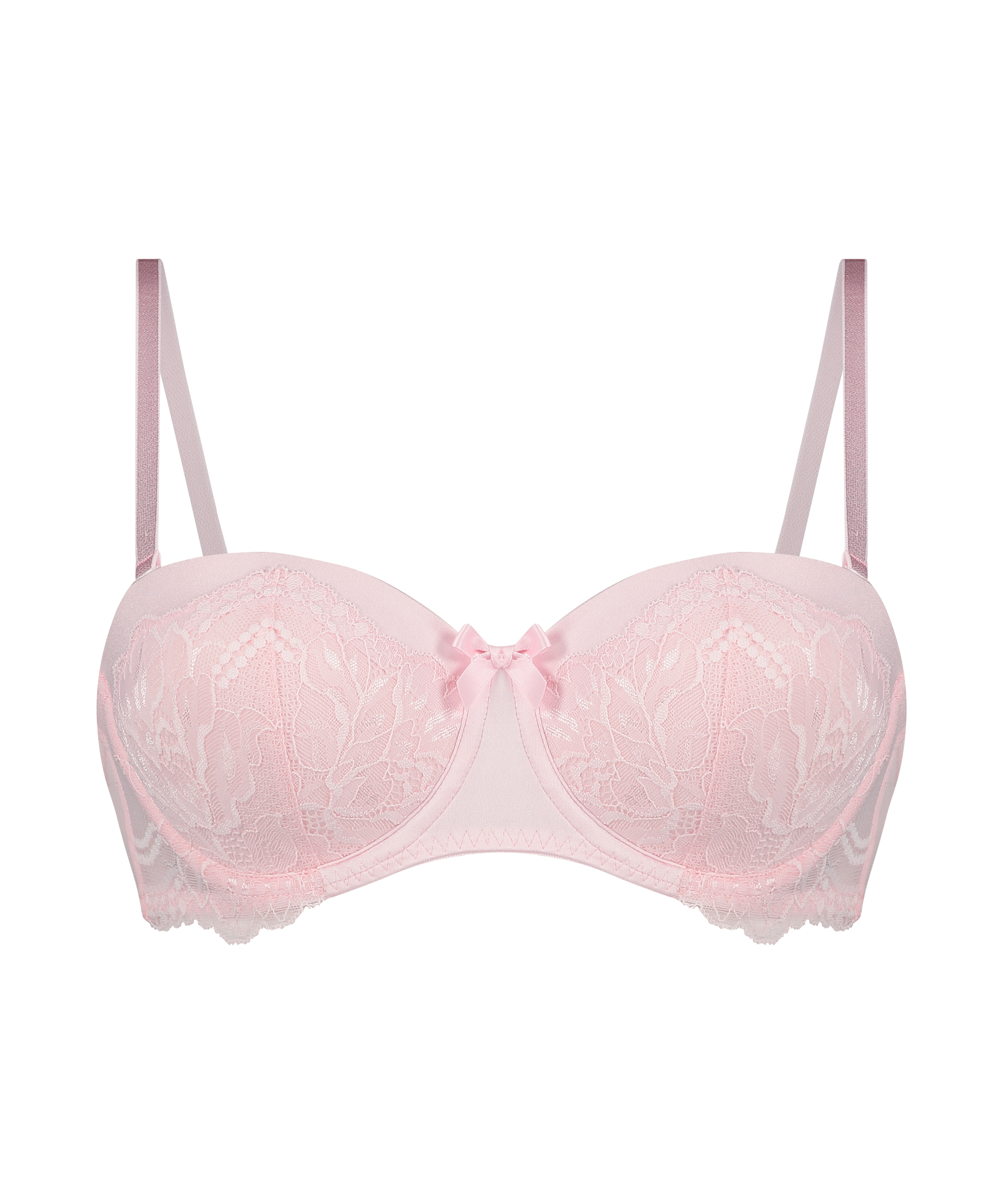 Kimberley Padded Strapless Underwired Bra, Pink, main
