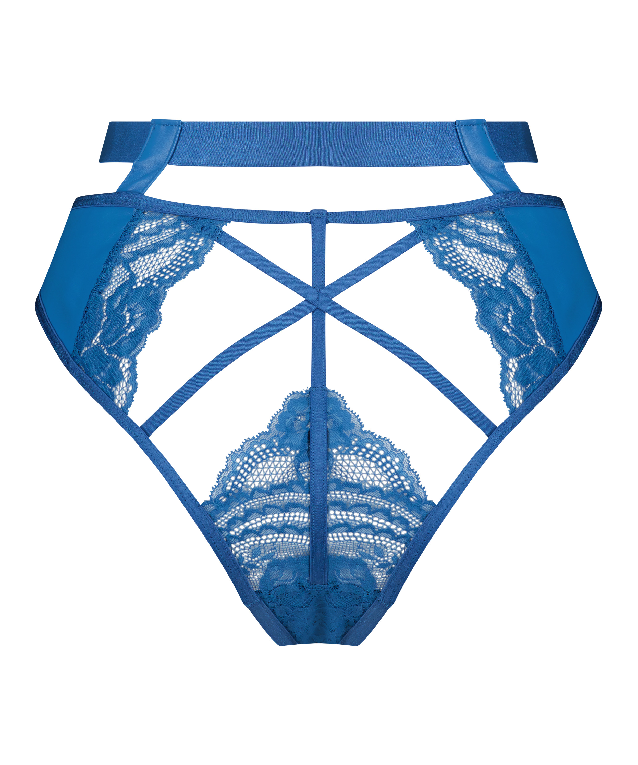 Venus open crotch brazilian, Blue, main