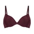 Plunge Padded Underwired Bra, Purple