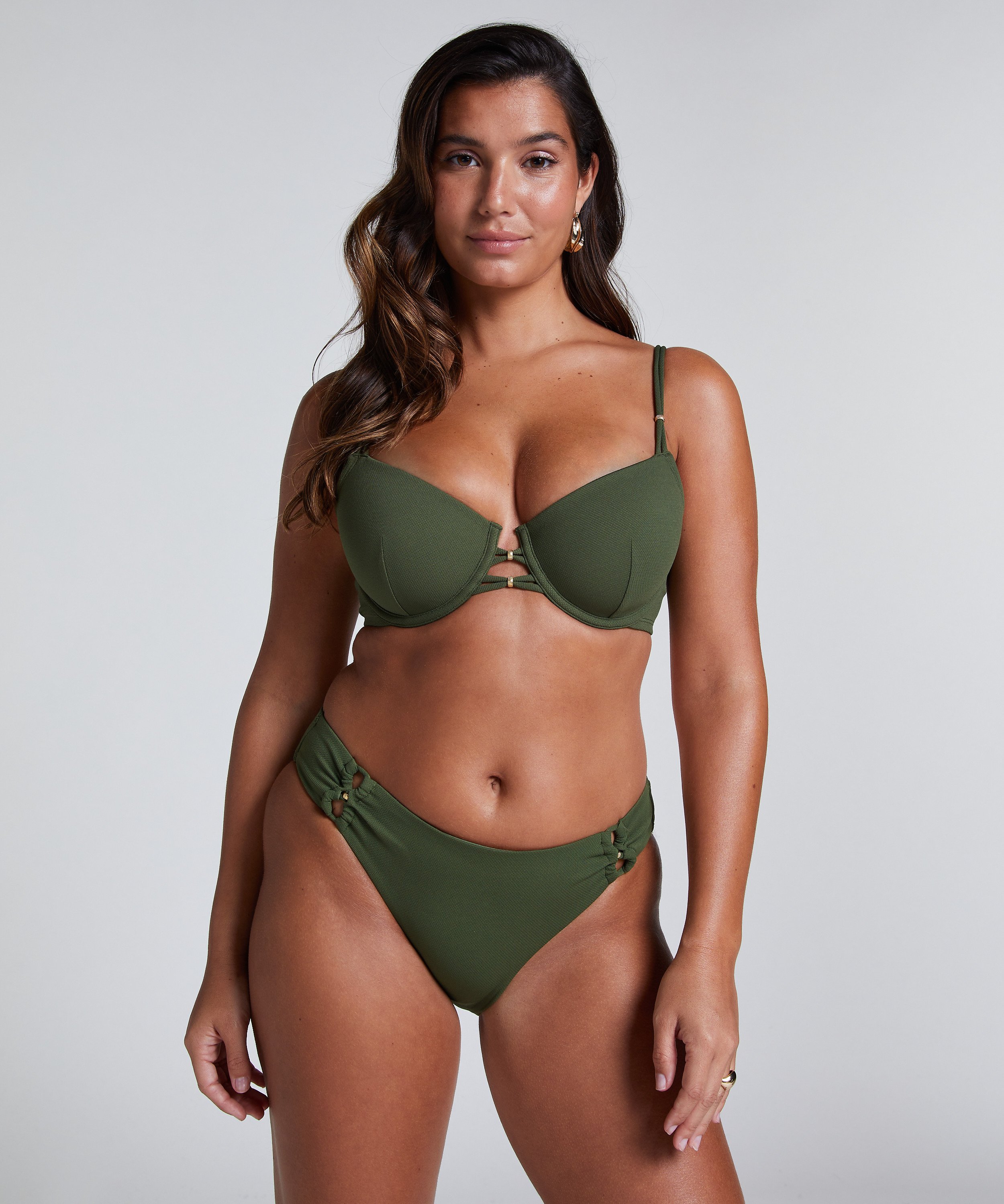 Holbox Bikini Top, Green, main