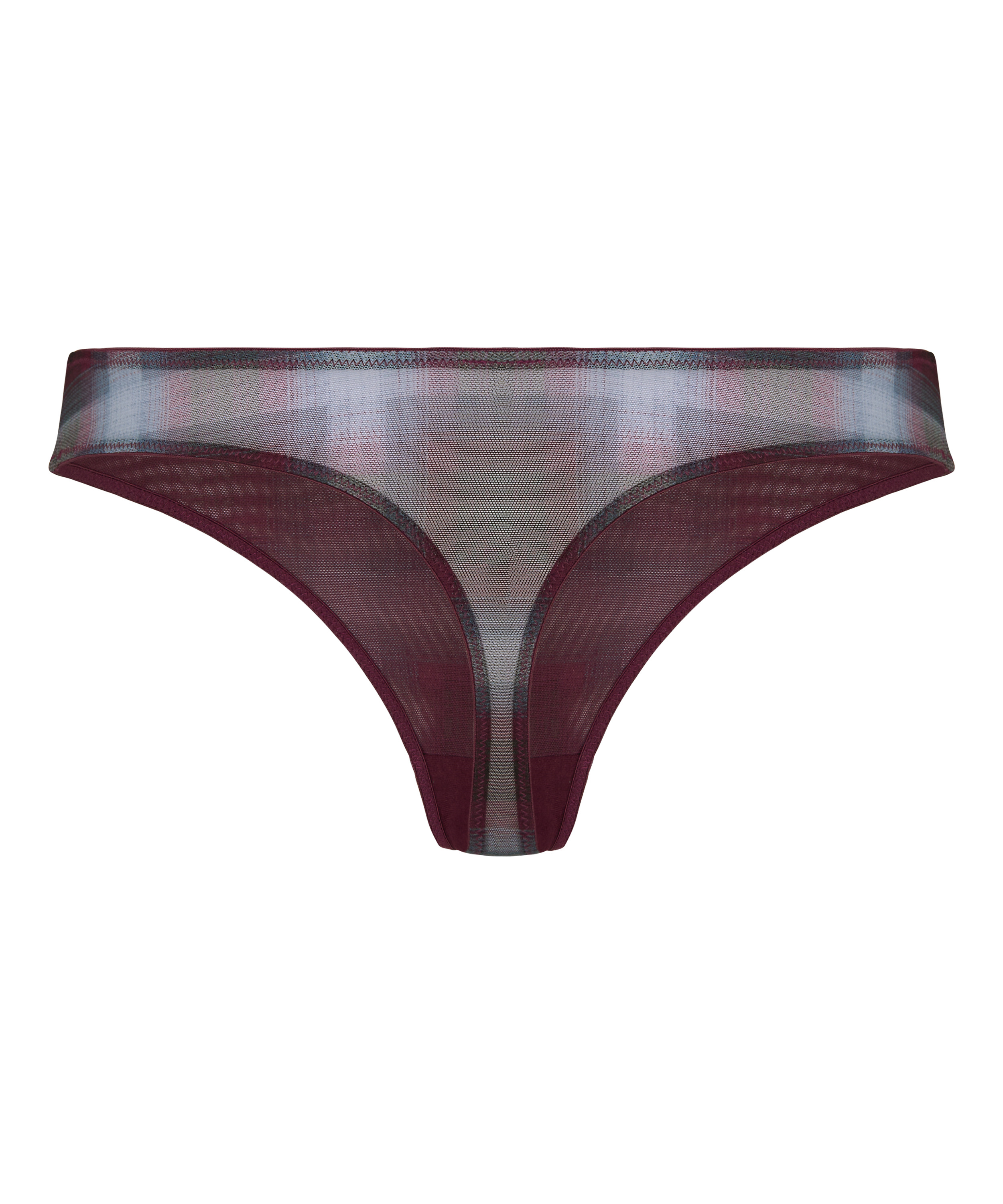 Highleg Thong Elise, Purple, main