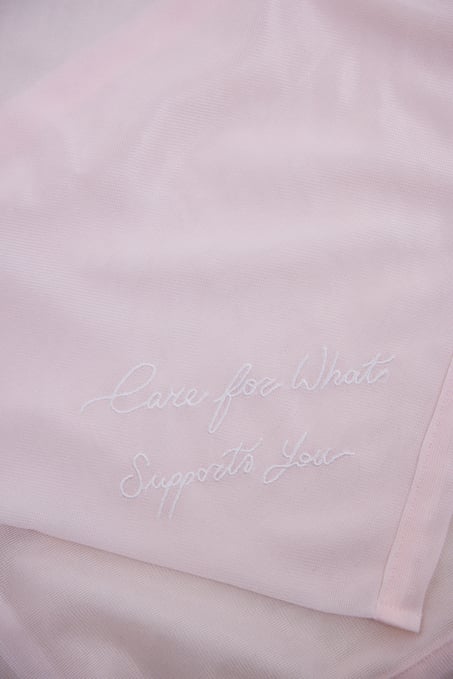 Washing Bag Pink Ribbon Small, Pink