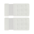 2-Pack Bra Extenders, White