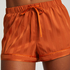 Satin pyjama shorts, Orange