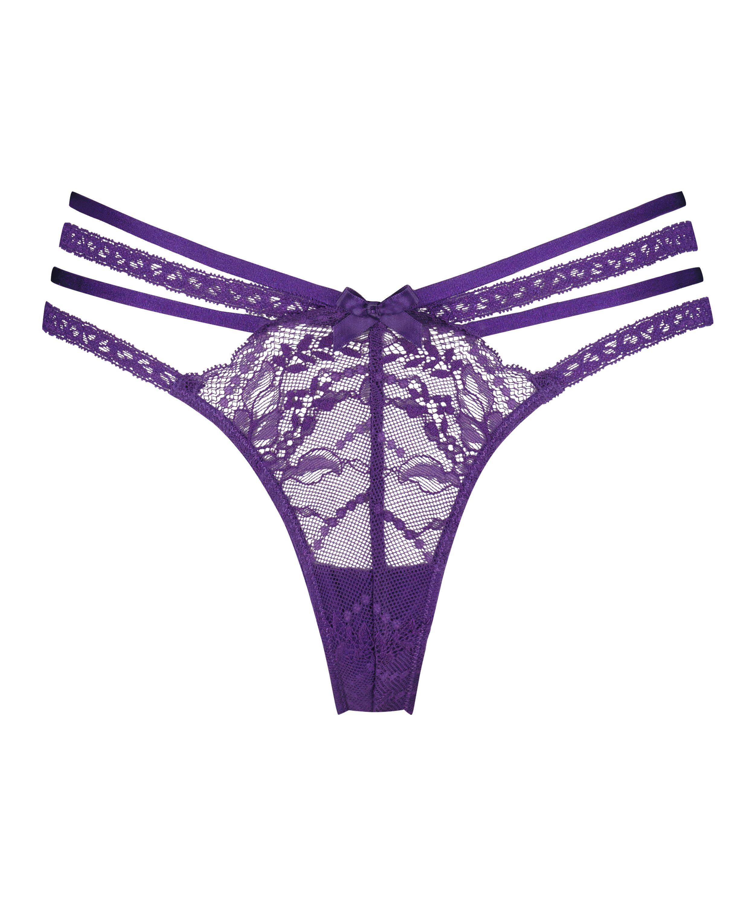 Purple thong underwear 2025