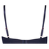 Plunge Padded Underwired Bra, Blue