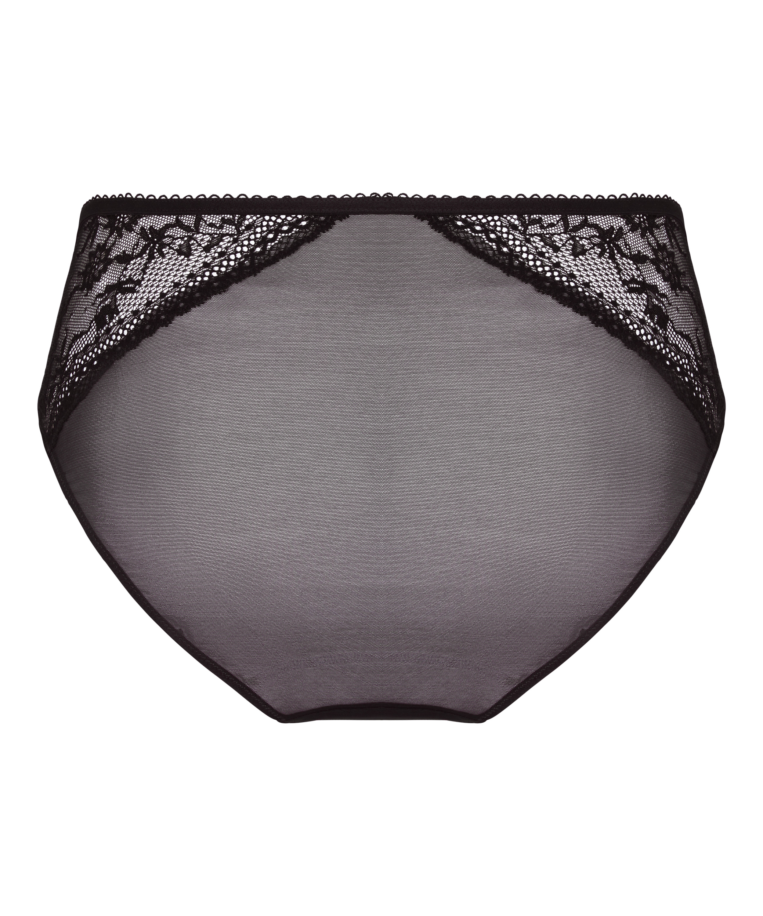 High Waisted Slip Iris, Black, main