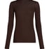 super soft Boatneck shirt with Cashmere, Brown
