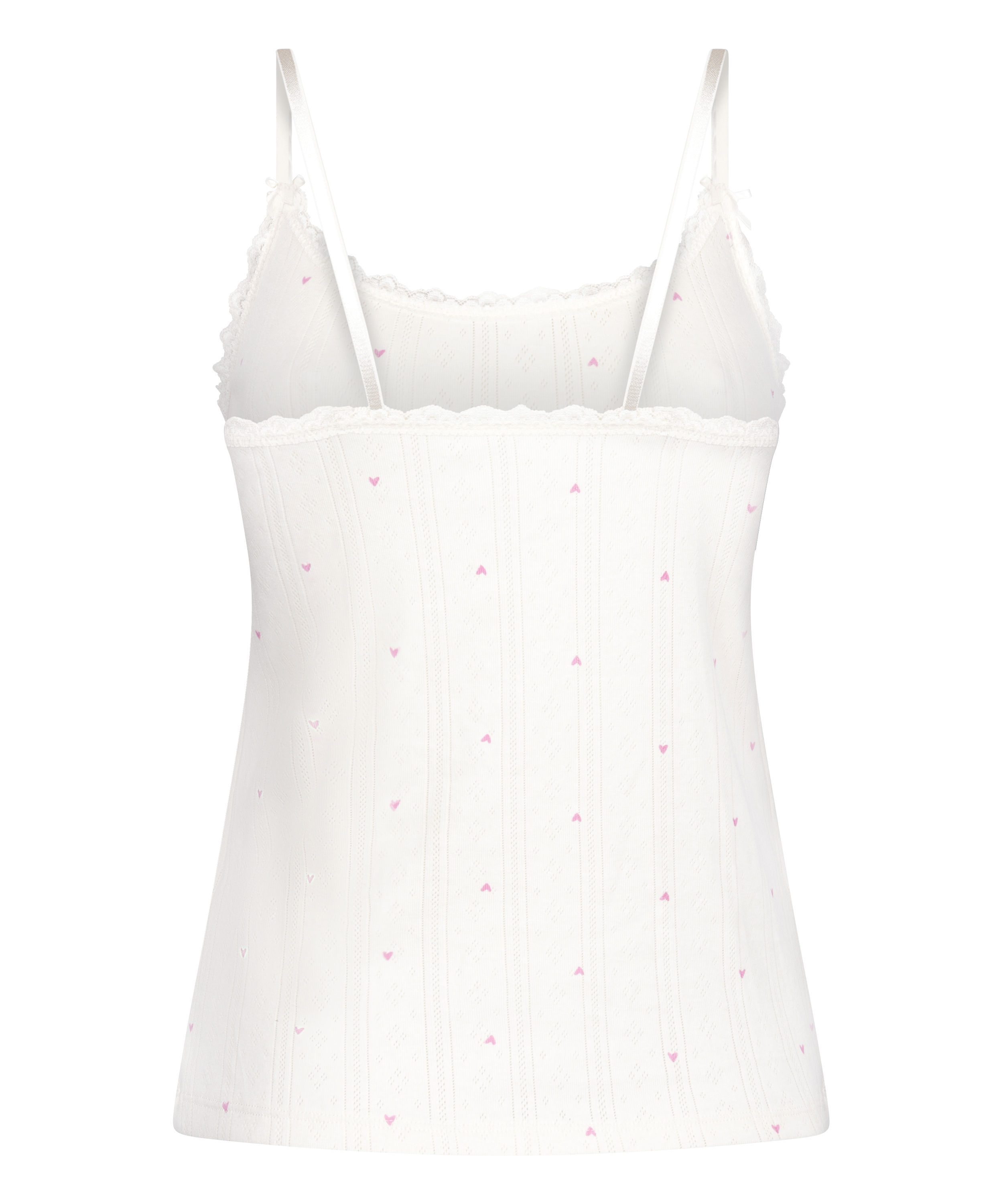 Pointelle Cami, White, main