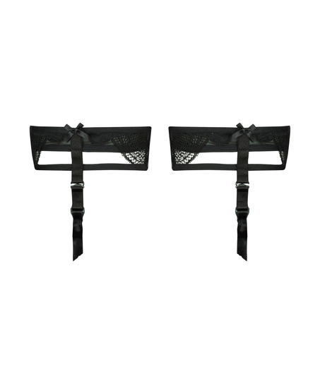 Suspender Cuffs Rebecca Mir, Black