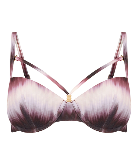 Padded Underwired Bikini Top Mauritius, Purple