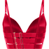 Colette Padded Underwired Longline Push-Up Bra, Pink