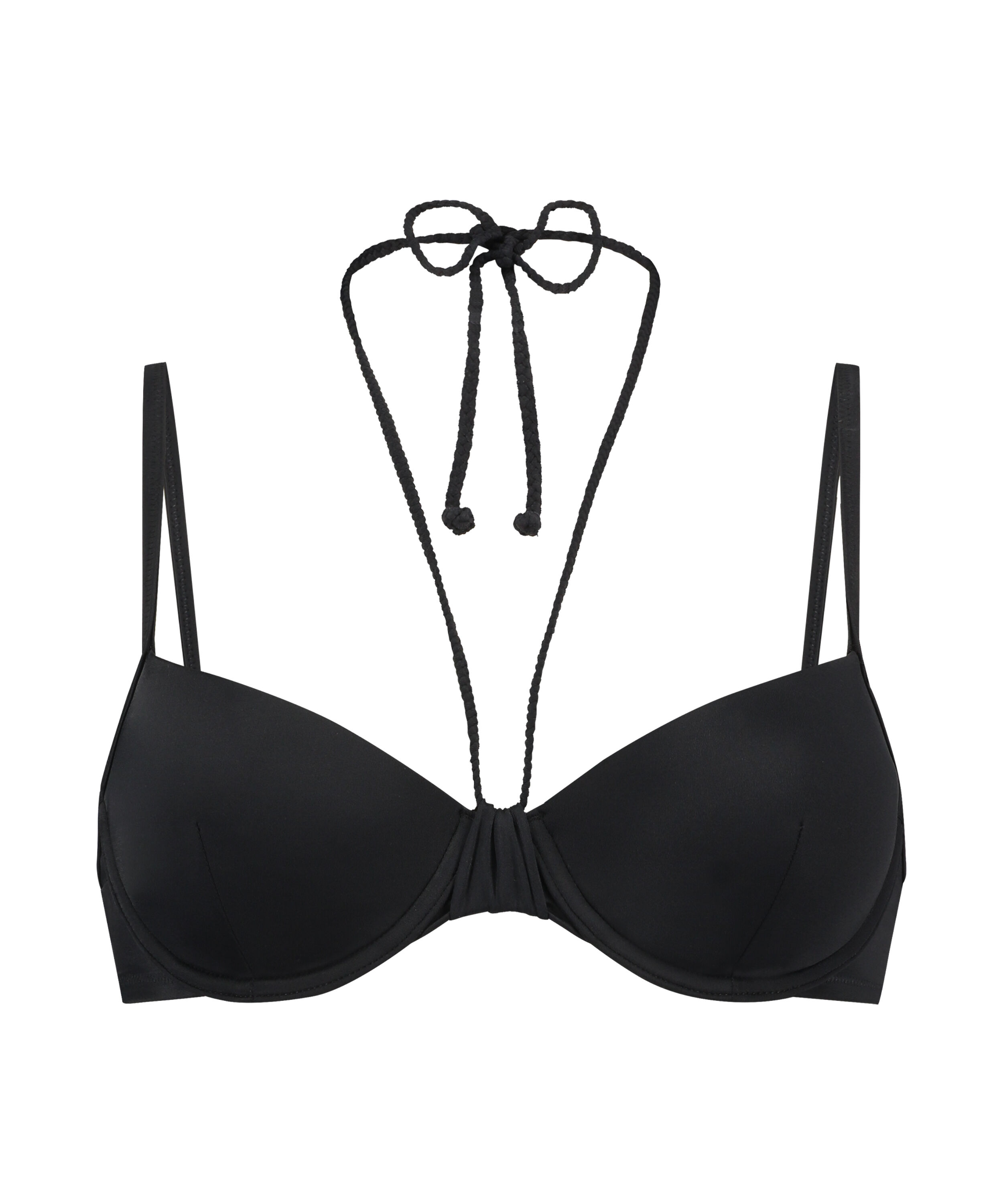 Padded Underwired Bikini Top Luxe, Black