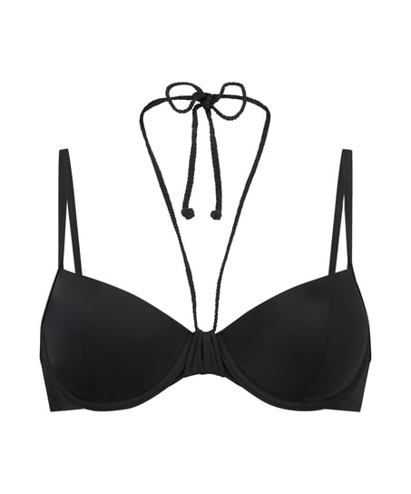 Padded Underwired Bikini Top Luxe, Black