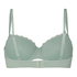 Lola Padded Underwired Bra, Green