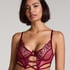 Scarlett Non-Padded Underwired Longline Bra, Red