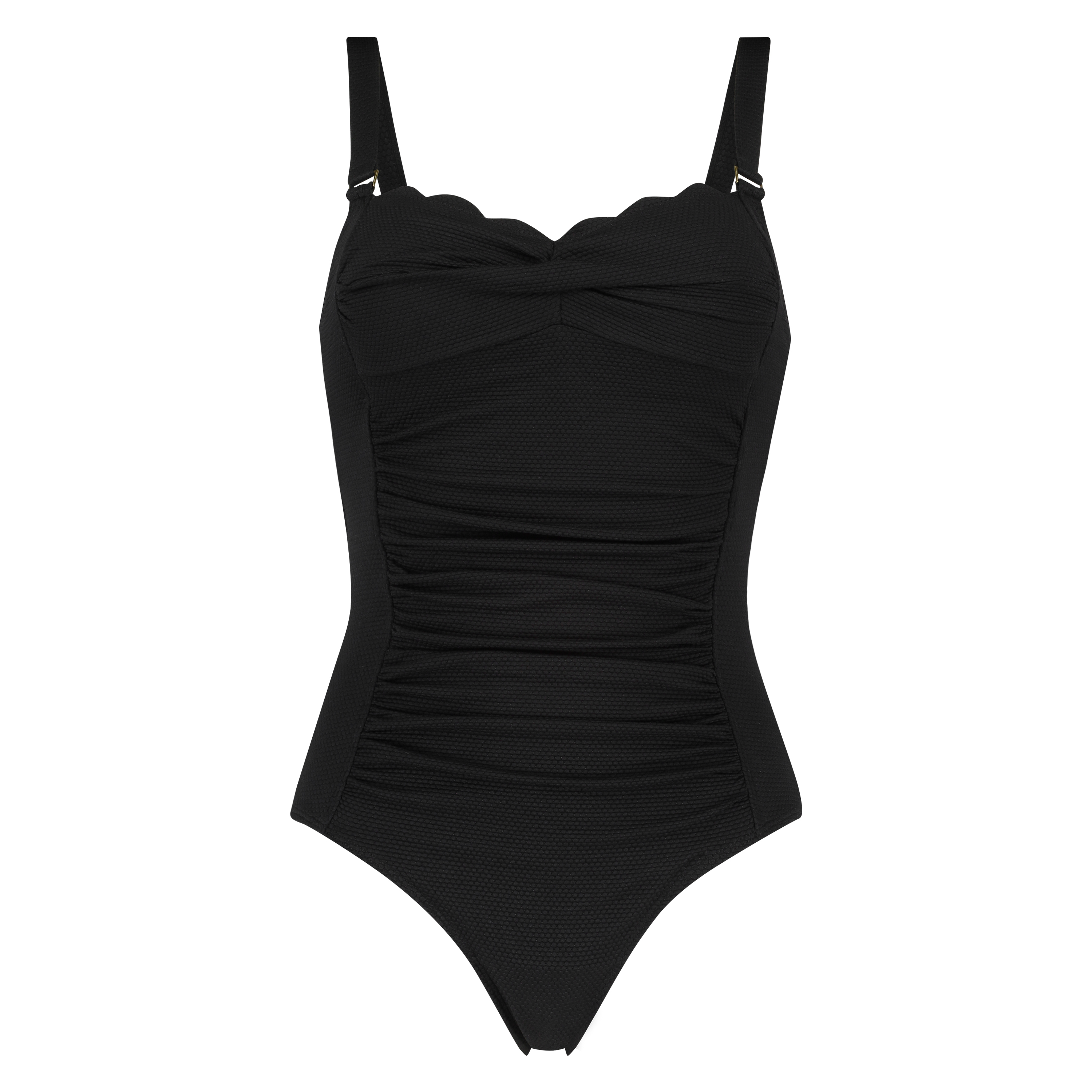 Scallop Dreams Ocean Swimsuit, Black, main