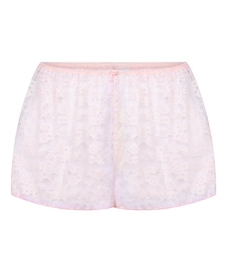 Short Allover Lace, Pink