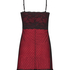 Bandeau slip dress, Red