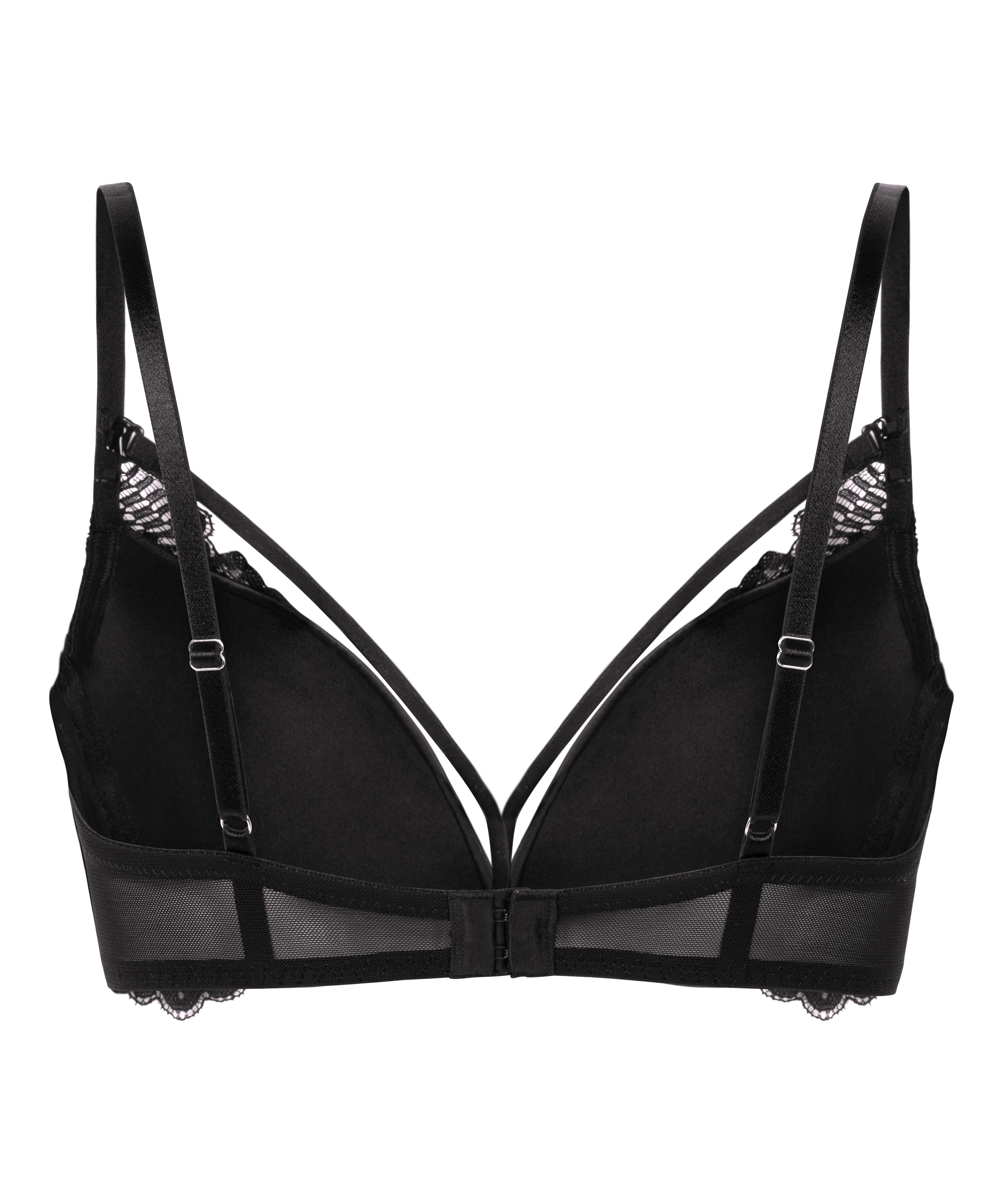 Whitney Padded Underwired Maximizer Bra, Black, main