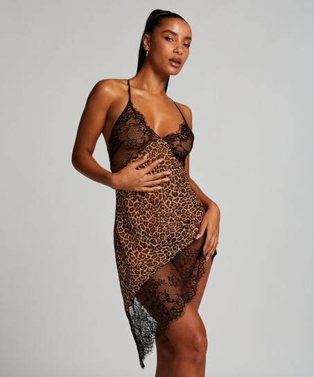 Ellie Slip Dress, Black