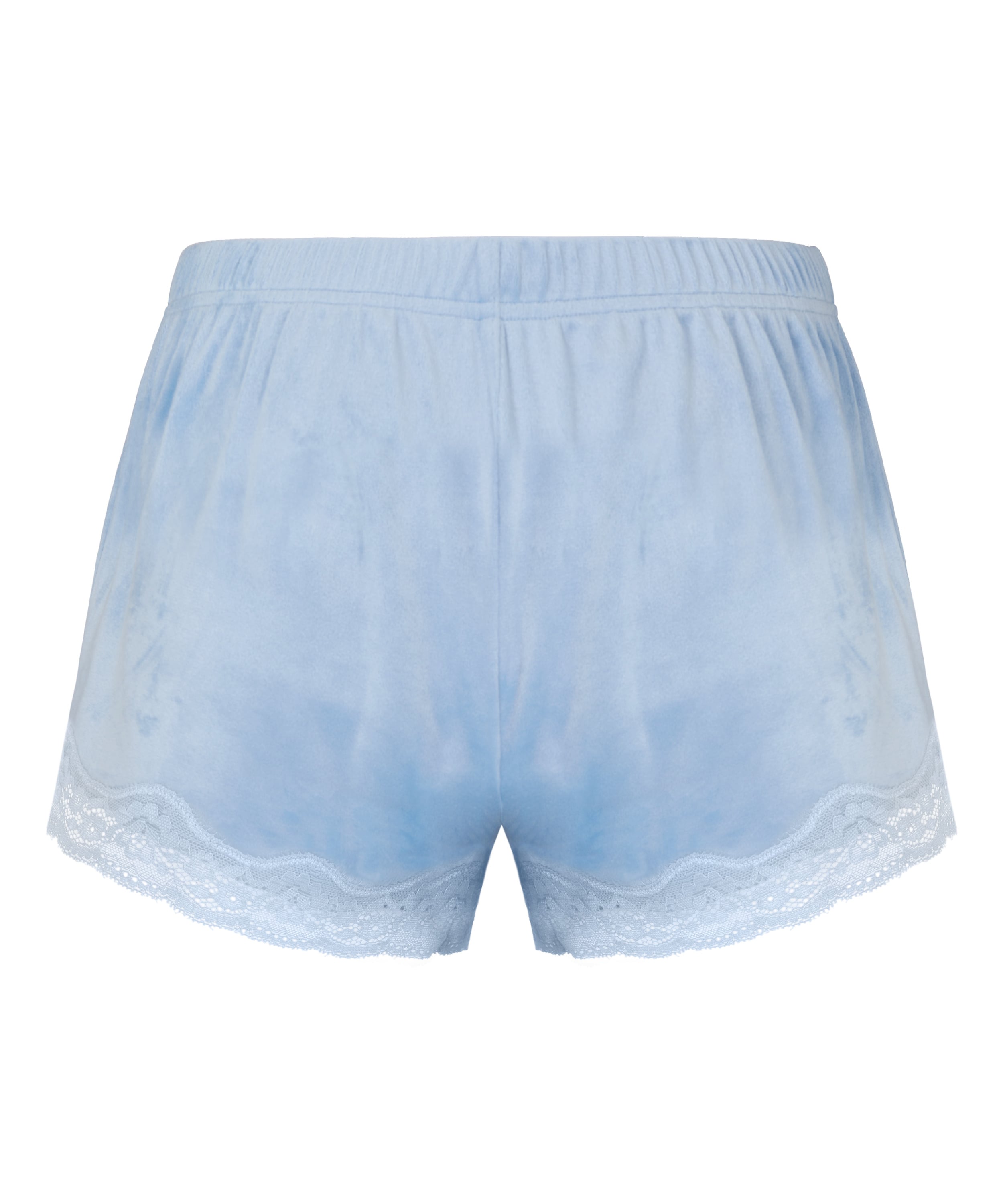 Short Velours Lace, Blue, main