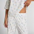 Pyjama Set Cotton Jersey Long, White