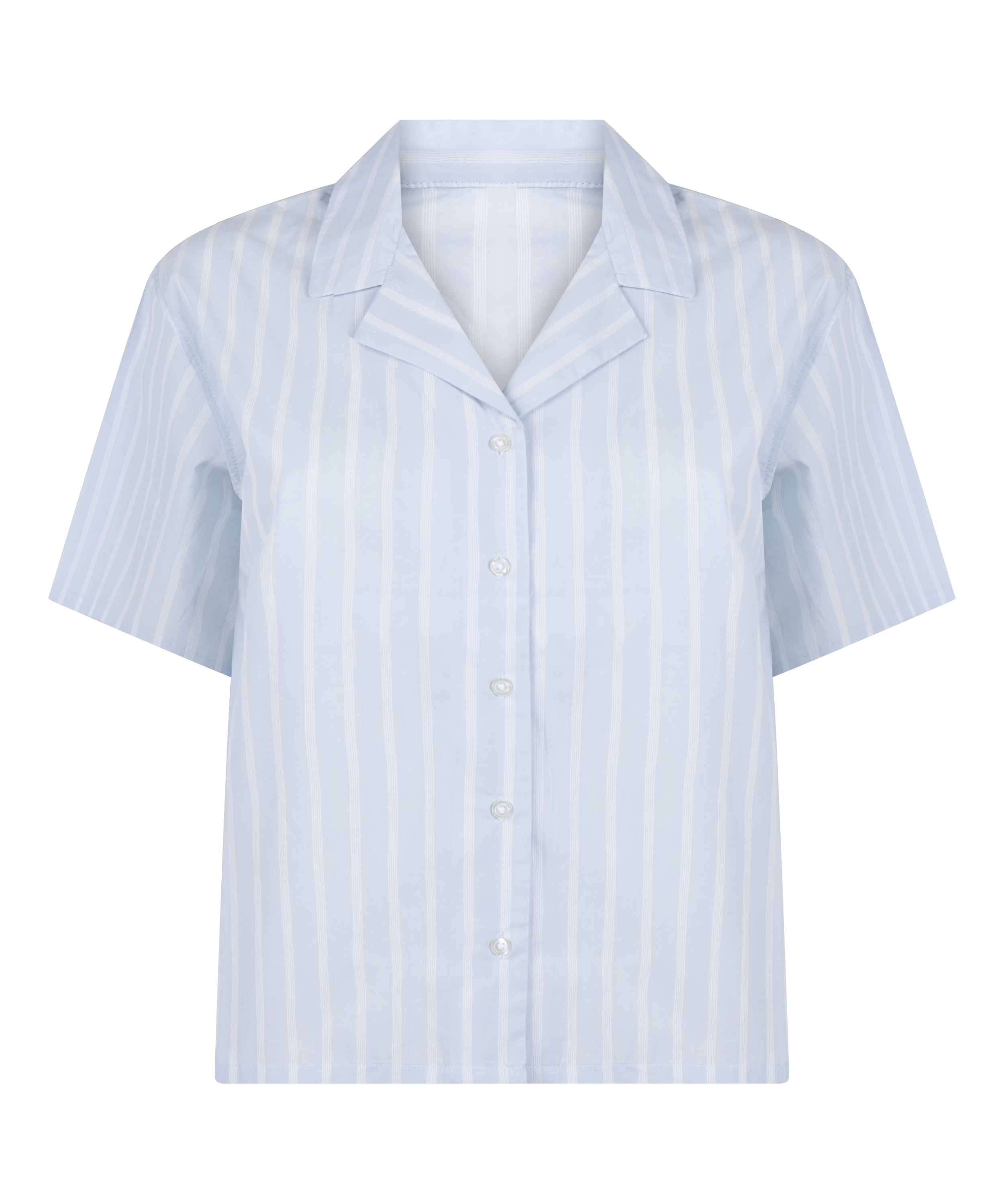 Striped Jacket Cotton, Blue, main