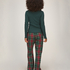 Petite Flannel Pyjama Pants, Green