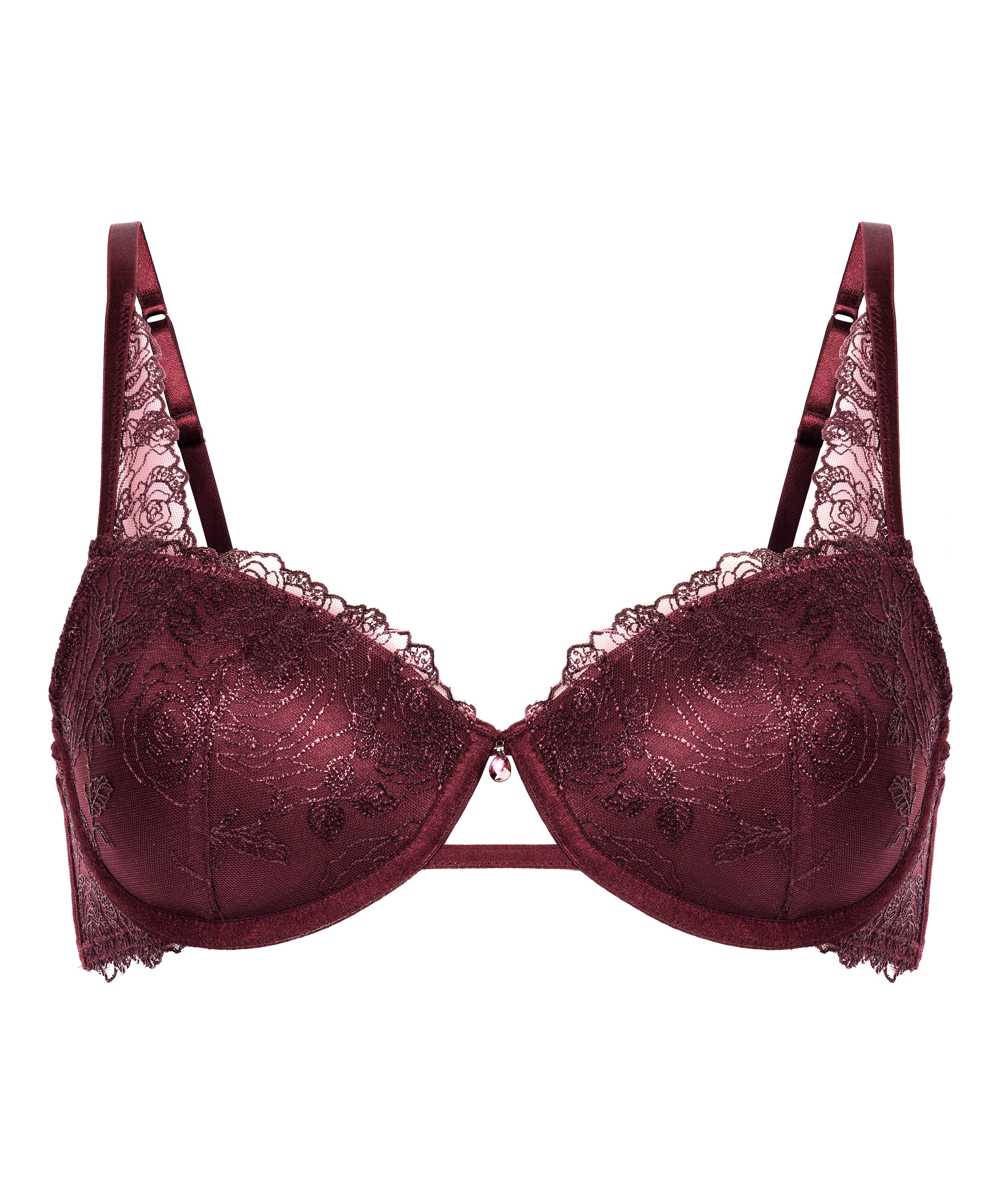 Hollie Padded Underwired Bra, Purple