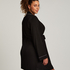Short Jersey Robe Essentials, Black
