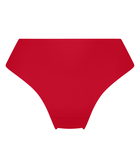 High Waisted Thong Smooth, Red