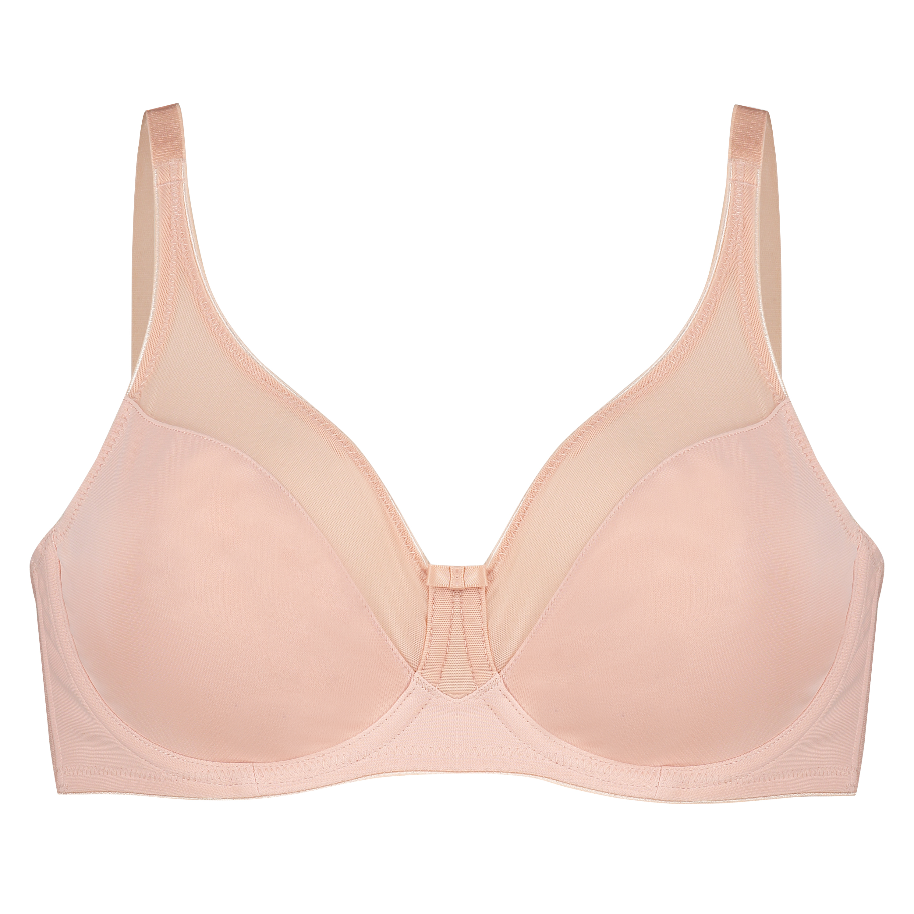 Nina Non-Padded Underwired Minimizer Bra, Pink, main
