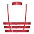 Clementine Unpadded Longline Underwired Bra, Red