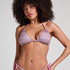 Cali Triangle Bikini Top, Pink