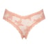V-shaped Brazilian knickers mesh, Pink