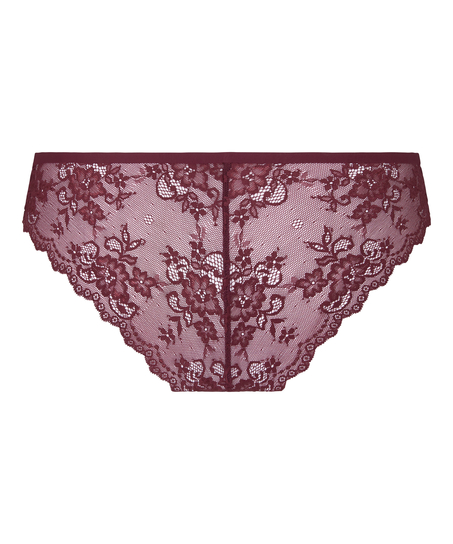 Invisible Lace Back Brazilian, Purple