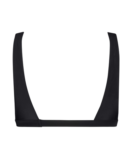 Vintage bikini crop top HKM x NA-KD, Black