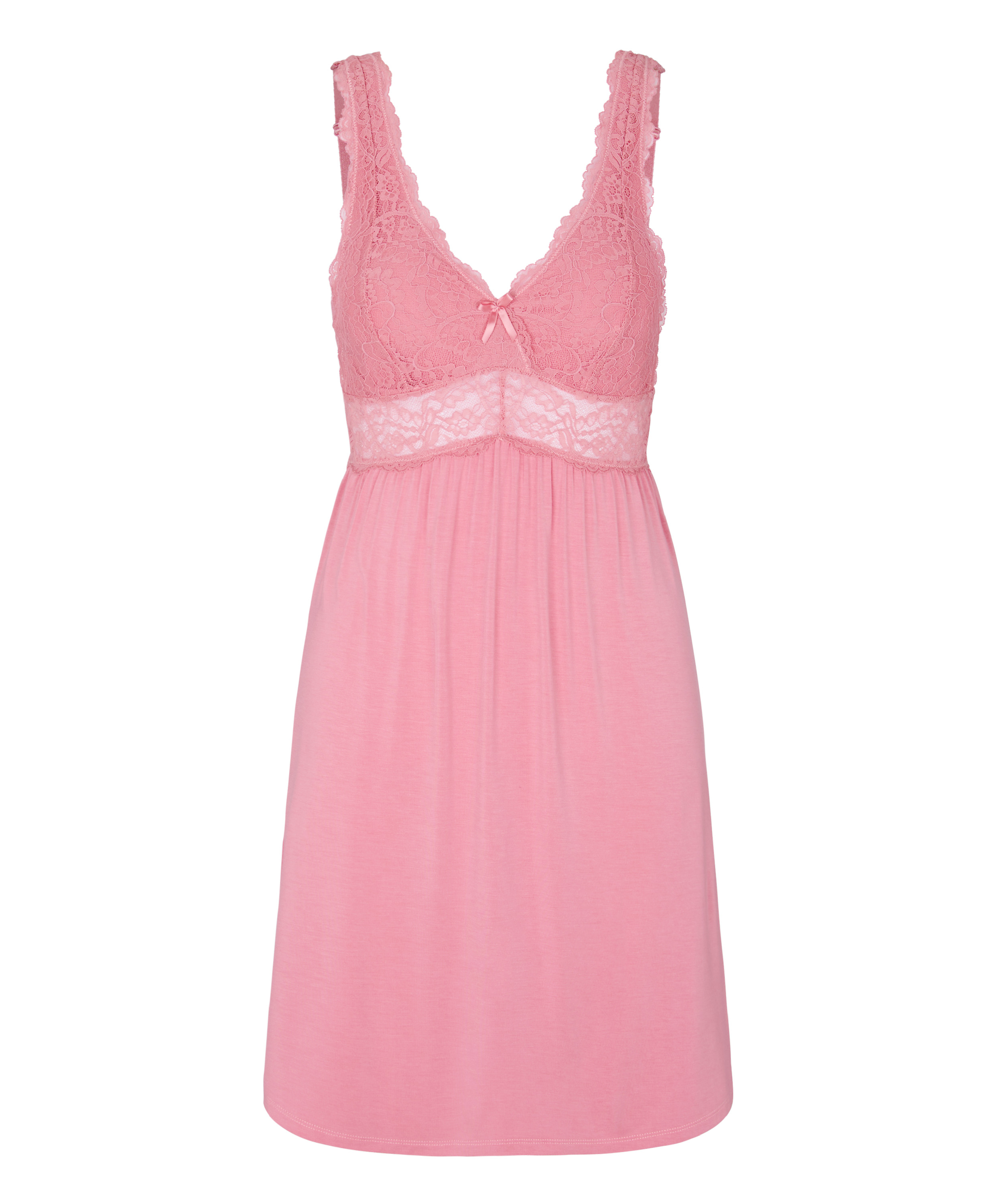 Nora Lace Slip Dress, Pink, main