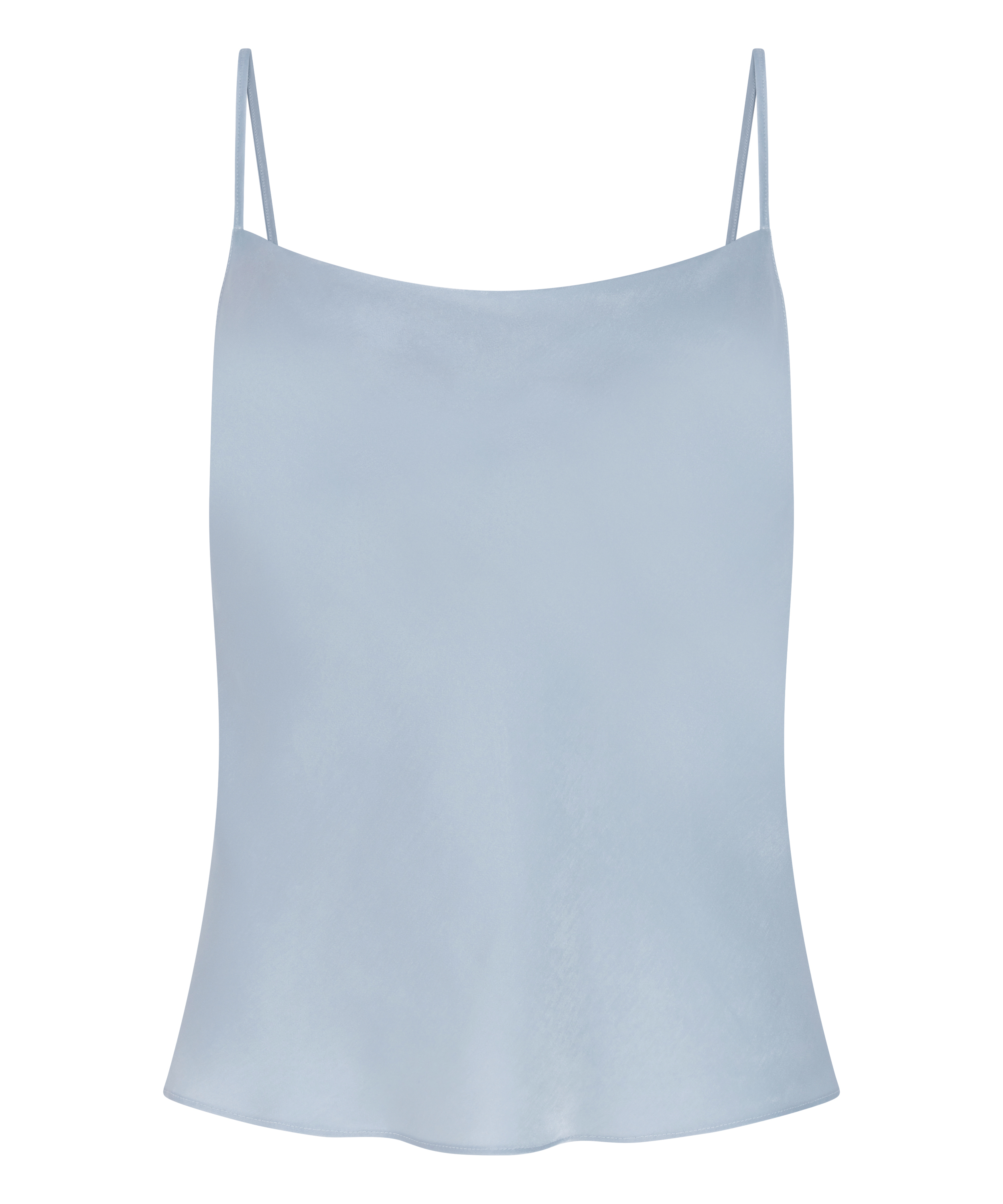 Cami Satin Minimal, Blue, main