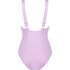 Shaping Scallop Swimsuit, Purple
