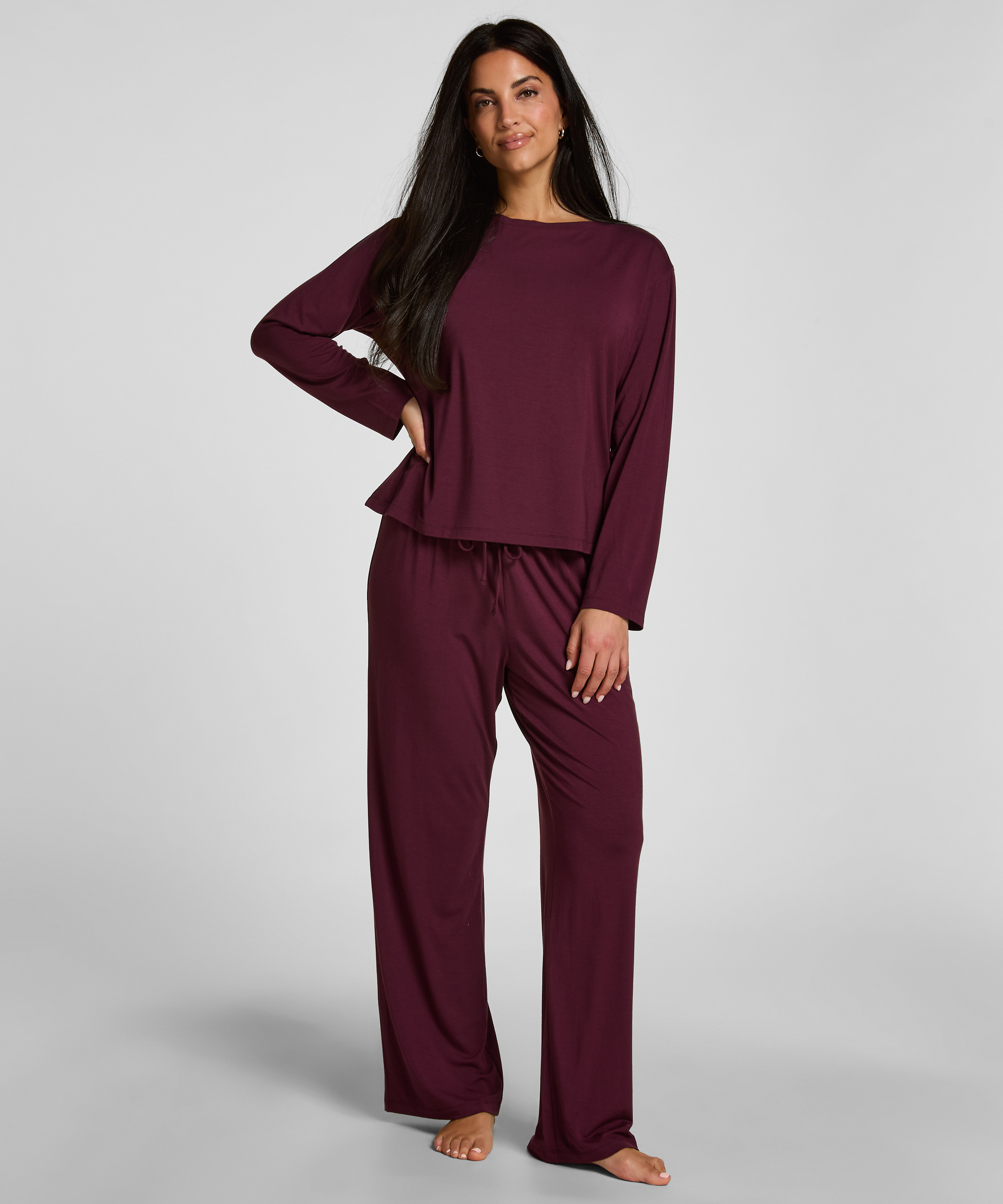 Essential Jersey Long-Sleeved Jacket, Purple, main