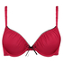 Padded underwired push-up bra Giselle, Red